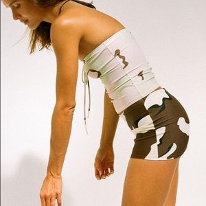 Maryam Nassir Zadeh Caesar top in pistachio